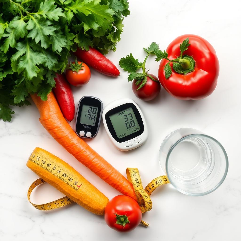 Healthy lifestyle with balanced blood sugar